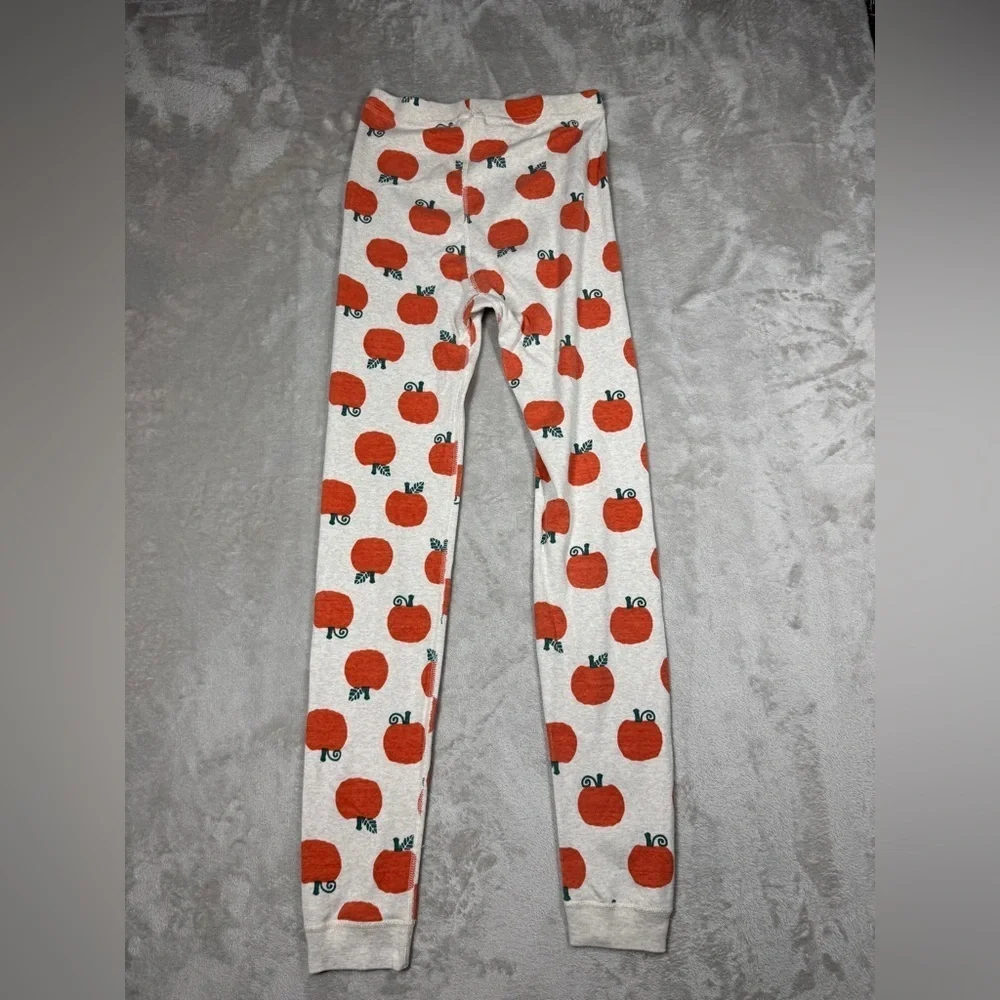 Hanna Andersson 100% Organic Cotton Pumpkin Fall Halloween PJ Bottom Pants 12